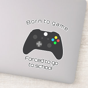 Sticker Né à la description de jeu avec contrôleur XBox