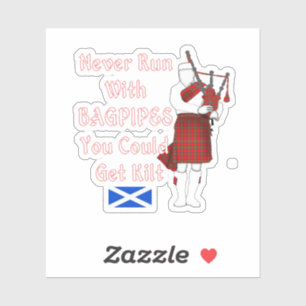 Sticker Ne Jamais Courir Avec Des Bagnons, Vous Pourriez Ê