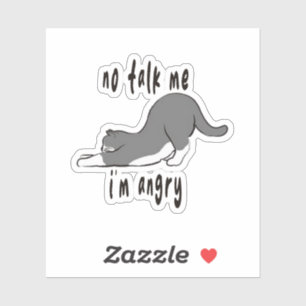 Sticker ne me parle pas, mème, chat, chaton, chat triste, 
