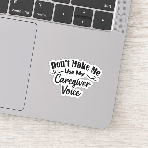 Sticker Ne m'oblige pas à utiliser ma voix de fournisseur 