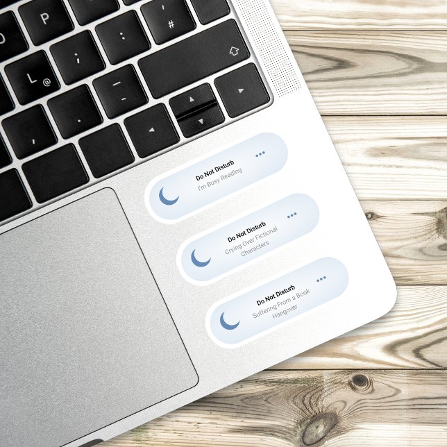 Sticker Ne pas déranger - Amusant ensemble de lecture (Créateur téléchargé)