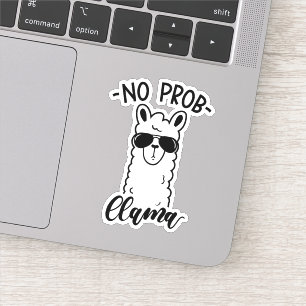 Sticker Ne refroidissez aucun lama de Prob