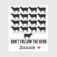 Ne suivez pas le troupeau de moutons - Soyez vous-