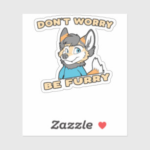 Sticker Ne vous inquiétez pas pour le cadeau de la fusill