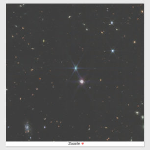 Sticker Neptune système de anneau centaines de galaxies We
