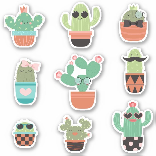 Sticker Neuf cactus Cool (Devant)