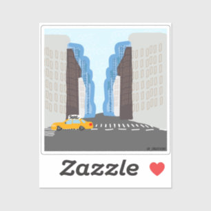 Sticker New York Abstraite