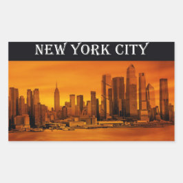 Sticker new york city Manhattan