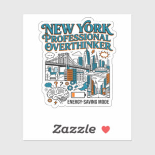 Sticker New York Surpenseur Mode Économie d'Énergie Silhou