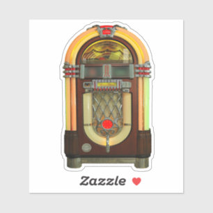 Sticker Nifty les années 50 Jukebox