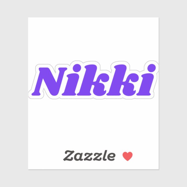 Sticker Nikki (Feuille)