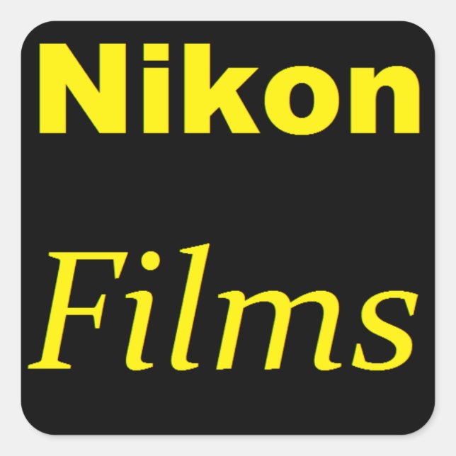 Sticker Nikon Films (Devant)