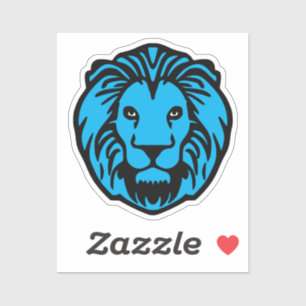 Sticker N'importe quelle couleur Tête de lion