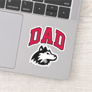 Sticker NIU Huskies Papa