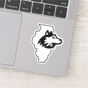 Sticker NIU Huskies State Love
