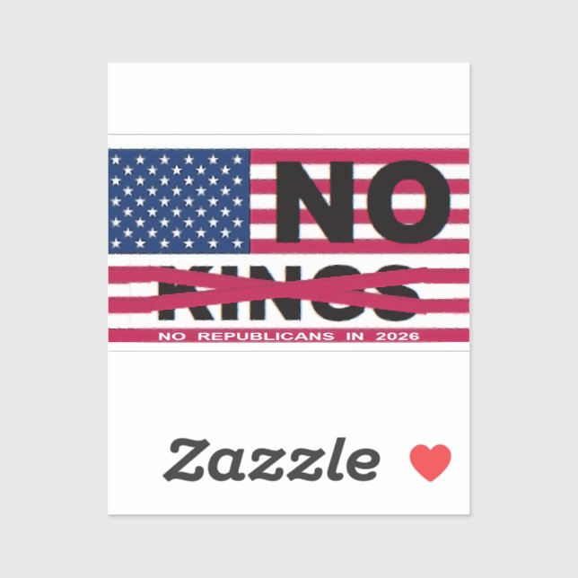 STICKER NO KINGS (Feuille)