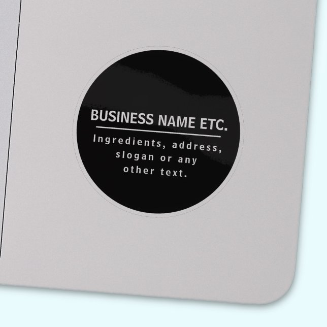 Sticker Noir et blanc multifonction transparent (Créateur téléchargé)