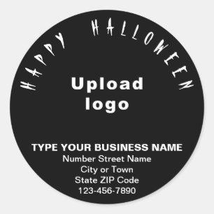 Sticker noir Halloween d'affaires