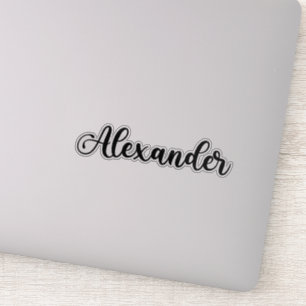 Sticker Nom Alexander - Calligraphie manuscrite