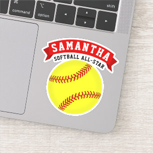 Sticker Nom All-Star du softball
