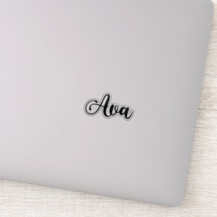 Sticker Nom Ava - Calligraphie manuscrite