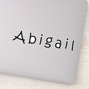 Sticker Nom d'abigail