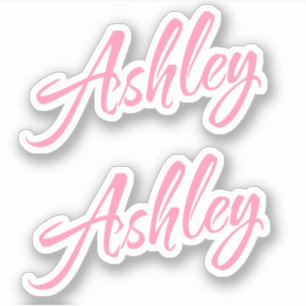Sticker Nom d'Ashley x2