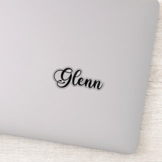 Sticker Nom de Glenn - Calligraphie manuscrite
