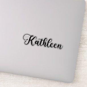 Sticker Nom de Kathleen - Calligraphie manuscrite