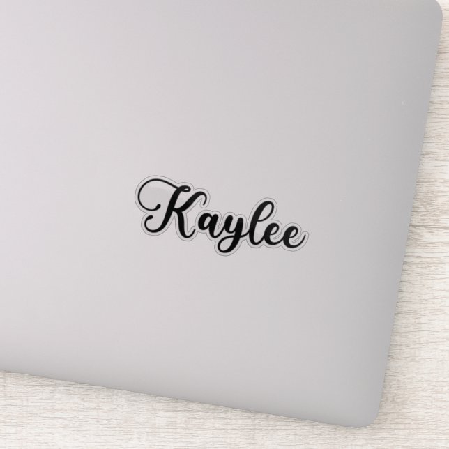Sticker Nom de Kaylee - Calligraphie manuscrite (Détail)