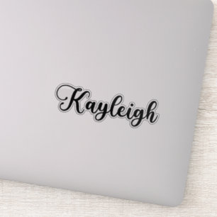 Sticker Nom de Kayleigh - Calligraphie manuscrite