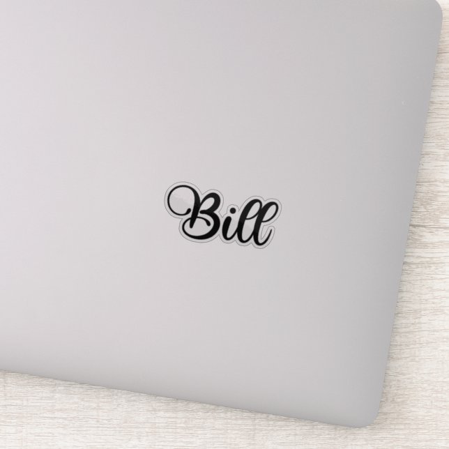 Sticker Nom de la facture - Calligraphie manuscrite (Détail)