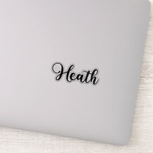 Sticker Nom de la santé - Calligraphie manuscrite