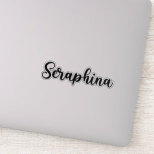 Sticker Nom de la sérapie - Calligraphie manuscrite