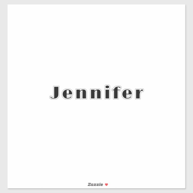 Sticker Nom de la servante de Bridesmaid Monogram Fête des (Feuille)