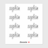 Nom de la typographie moderne simple