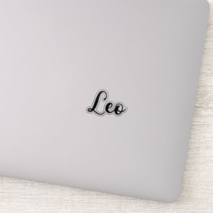Sticker Nom de Leo - Calligraphie manuscrite