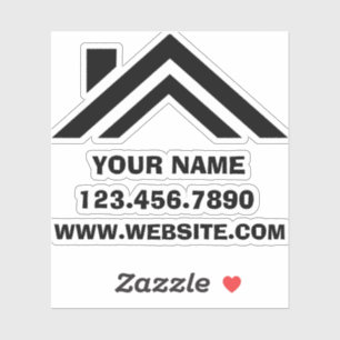 Sticker Nom de l'immeuble de l'immobilier Voiture Camion S