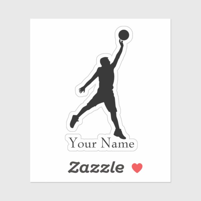 Sticker Nom du basket-ball (Feuille)