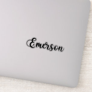 Sticker Nom Emerson - Calligraphie manuscrite