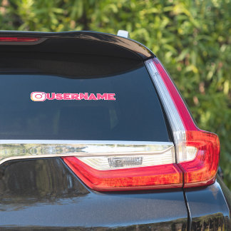 Sticker Nom Instagram personnalisé Vinyl Decal