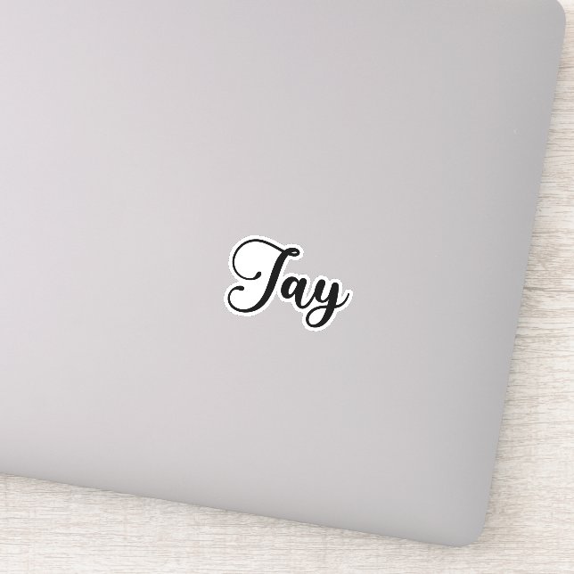 Sticker Nom Jay - Calligraphie manuscrite (Détail)