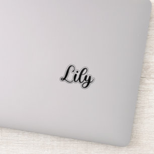 Sticker Nom Lily - Calligraphie manuscrite
