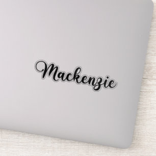 Sticker Nom Mackenzie - Calligraphie manuscrite