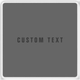 Sticker Nom moderne ou autre Modèle de texte | Gris charbo
