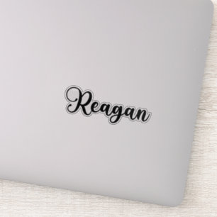 Sticker Nom Reagan - Calligraphie manuscrite