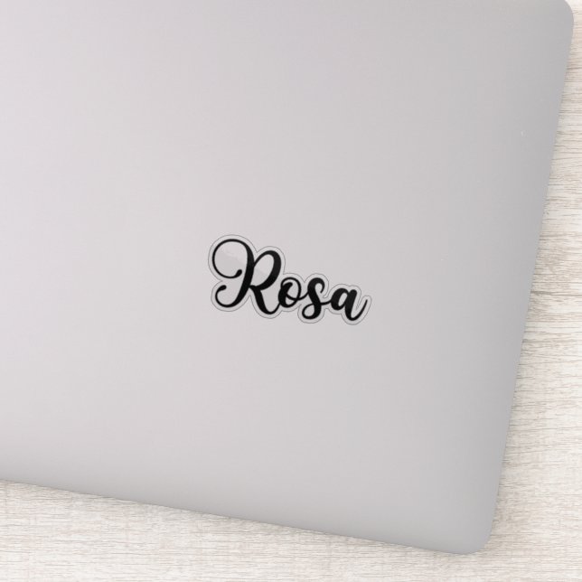 Sticker Nom Rosa - Calligraphie manuscrite (Détail)