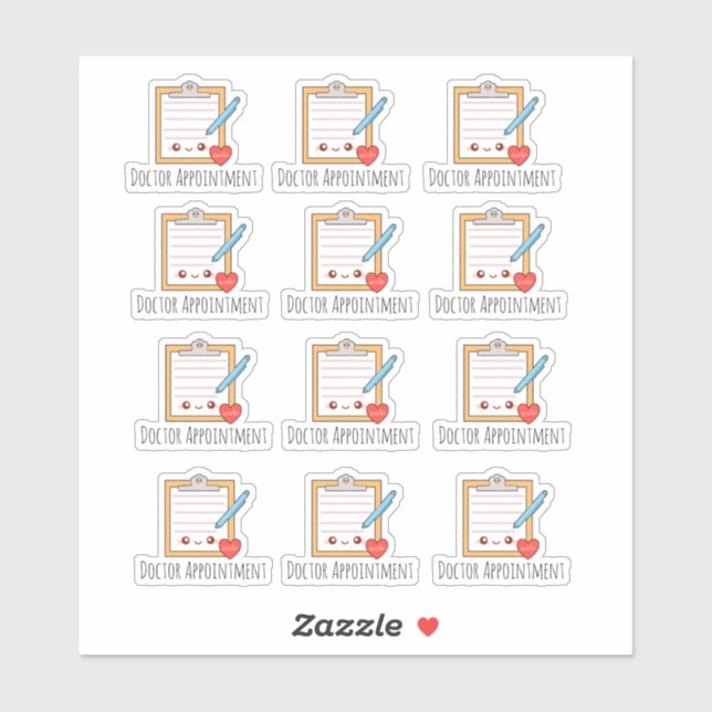 Sticker Nomination d'un médecin (Feuille)