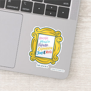 Sticker Noms FRIENDS™ dans Peephole