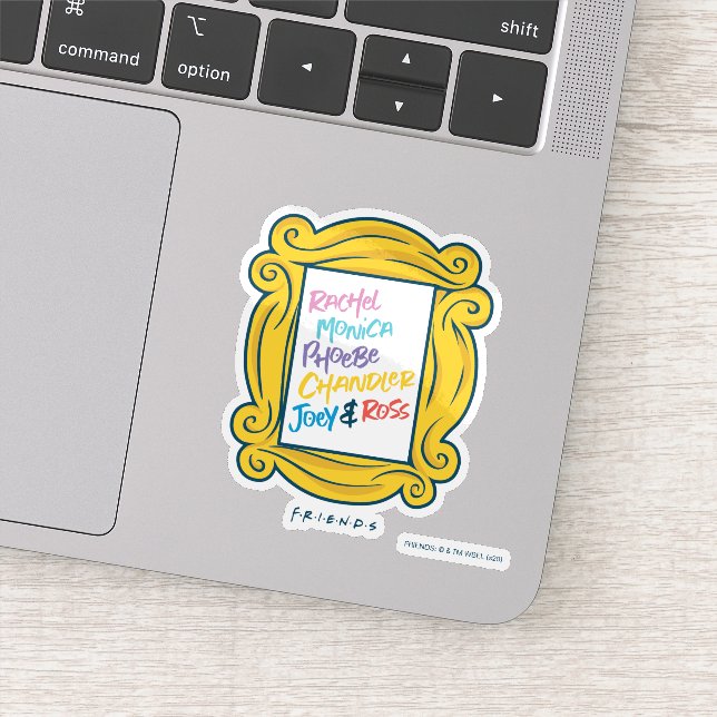 Sticker Noms FRIENDS™ dans Peephole (Détail)